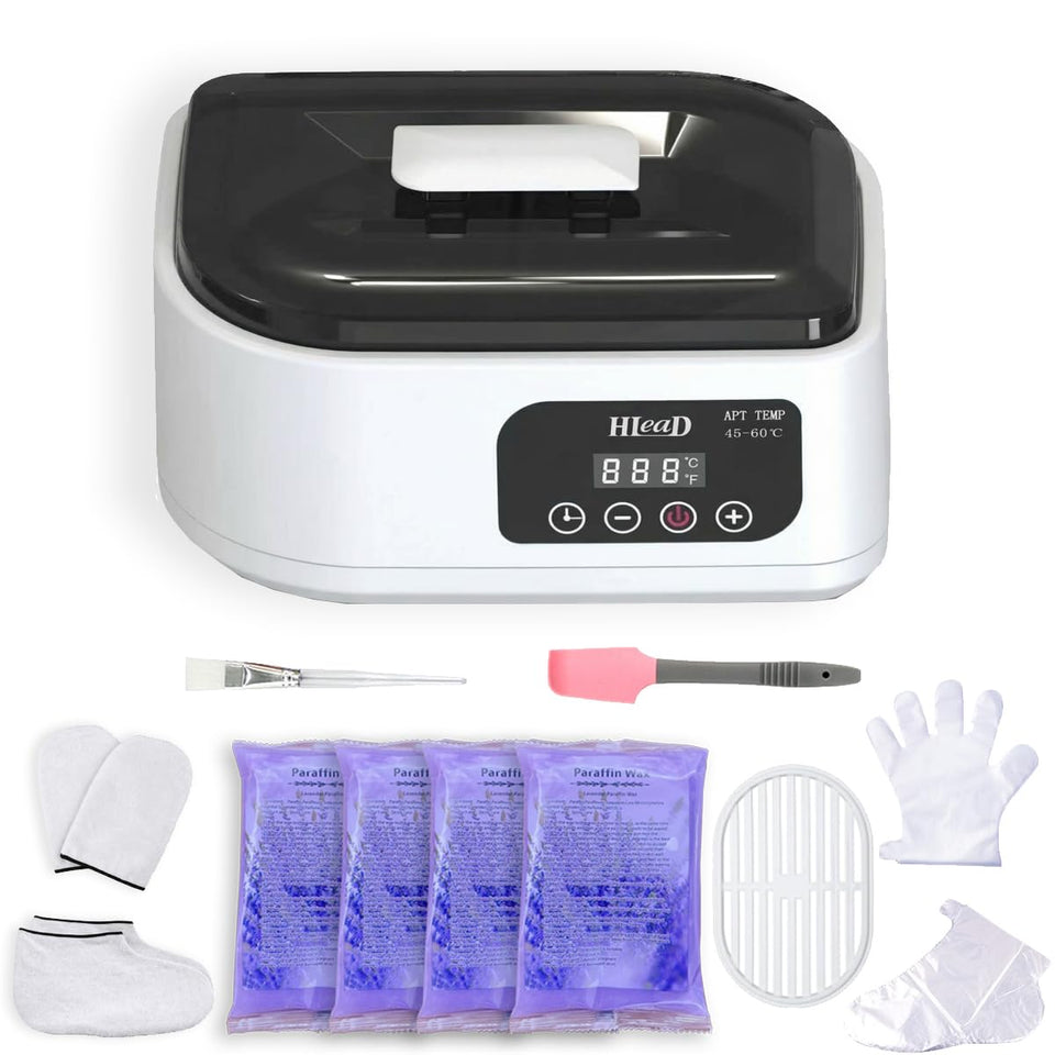 HLead paraffin wax machine front view for at-home spa setup.