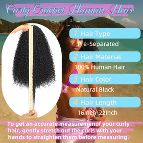 HLSK pre-separated crochet hair bundles ready for quick installation