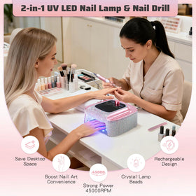 HNHFTT cordless nail dryer ready for portable gel nails anywhere