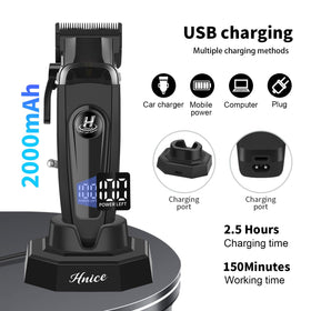 Hnice charging base and Type-C cable for convenient charging anywhere.