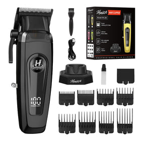 Hnice professional hair clippers with LED display for precise at-home or salon use.
