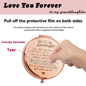 HNLUGF rose-gold finish provides elegant everyday style