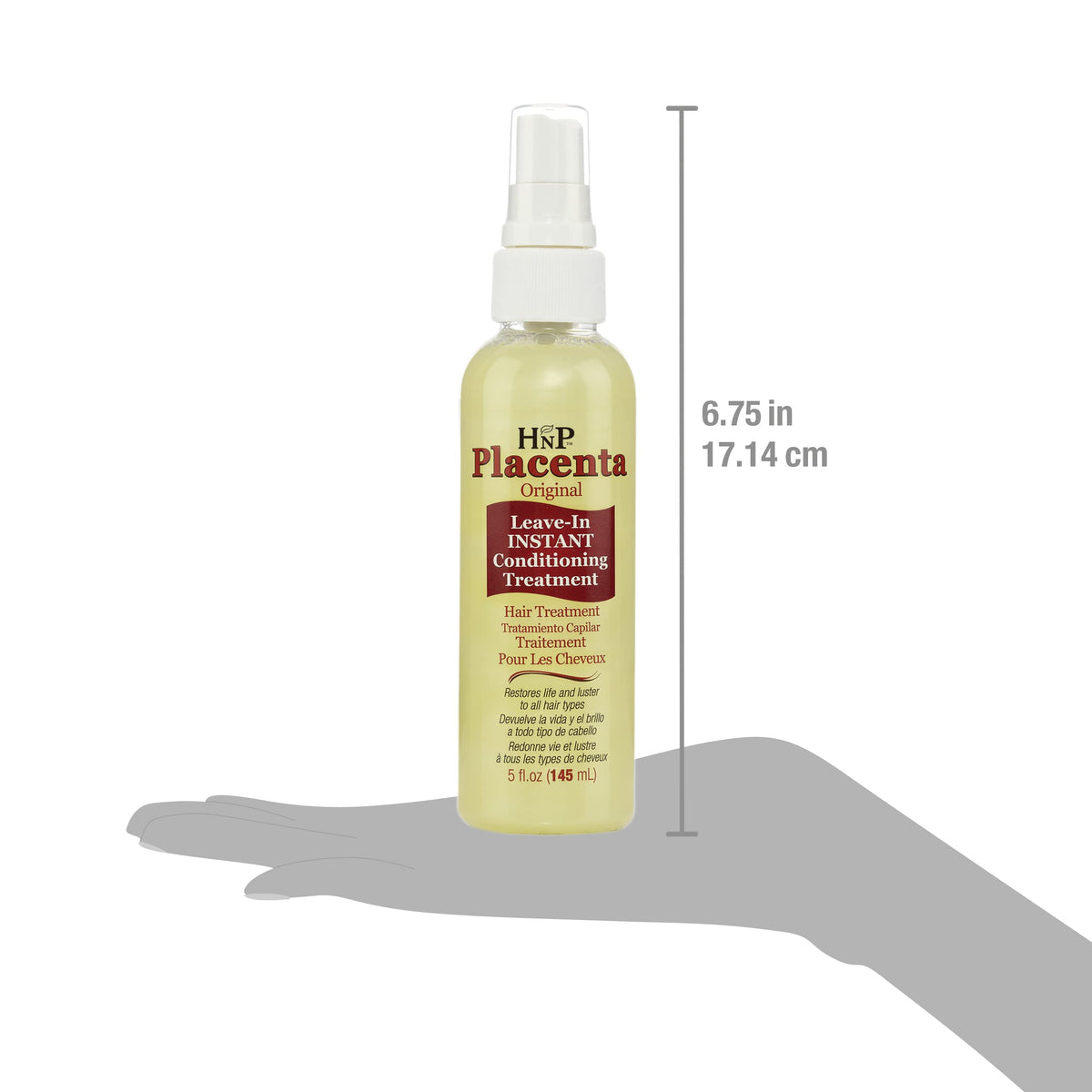 HNP Placenta Original leave-in conditioner hair glow shot promotes shine and elasticity
