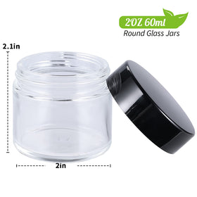 Hoa Kinh round glass container with airtight lid prevents leaks.