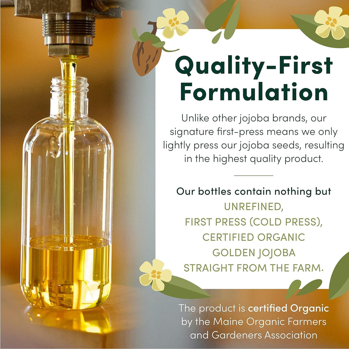 HobaCare Jojoba Oil frizz-control for smoother hair