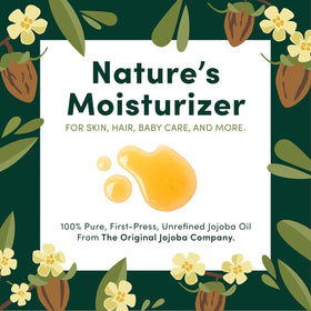 HobaCare Jojoba Oil pour shows fast-absorbing facial and body use