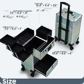 Hododou professional cosmetic cart designed for salons and mobile services.
