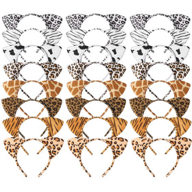 Hoemwarm cheetah ears headband for cosplay and jungle party fun.