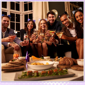Hoemwarm party decor cat ear headbands enhance playful celebrations.
