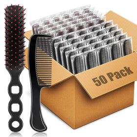 HOFASON bulk hair brushes, packaged for hygienic charitable donations and hotel amenities.