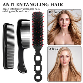 HOFASON fine-wide tooth combs for travel kits deliver precise grooming in compact packaging.