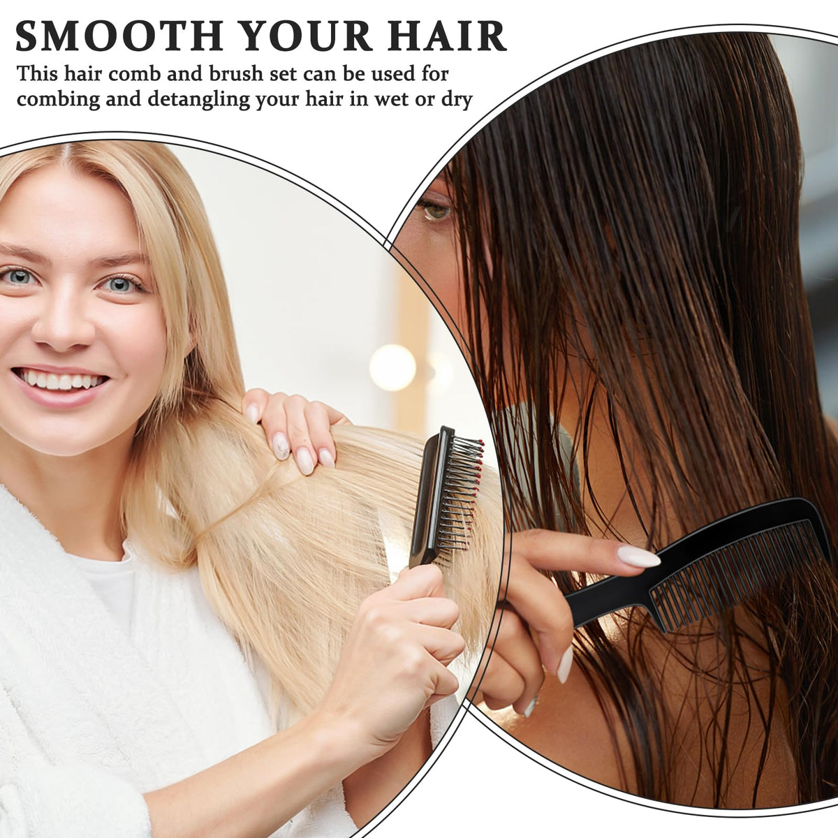 HOFASON individually wrapped hair brushes ensure hygiene in care kits and shelters.