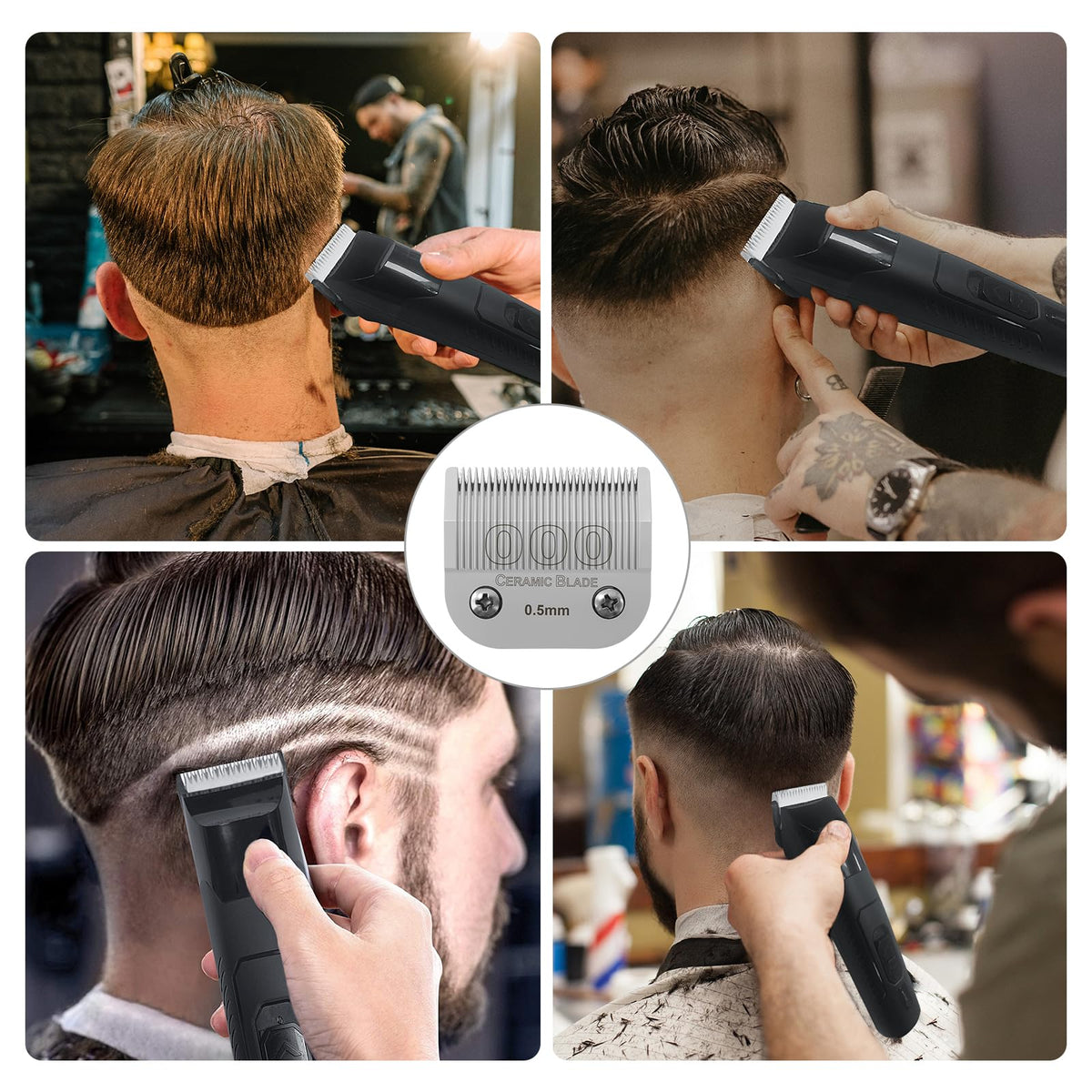 HONGNAL 000 professional replacement blade pack for groomers.