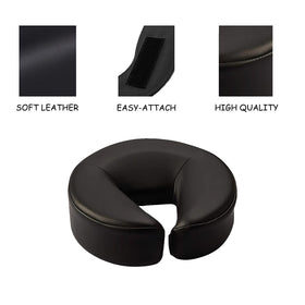 HOINCO elastic memory foam face pillow enhances comfort during treatments.