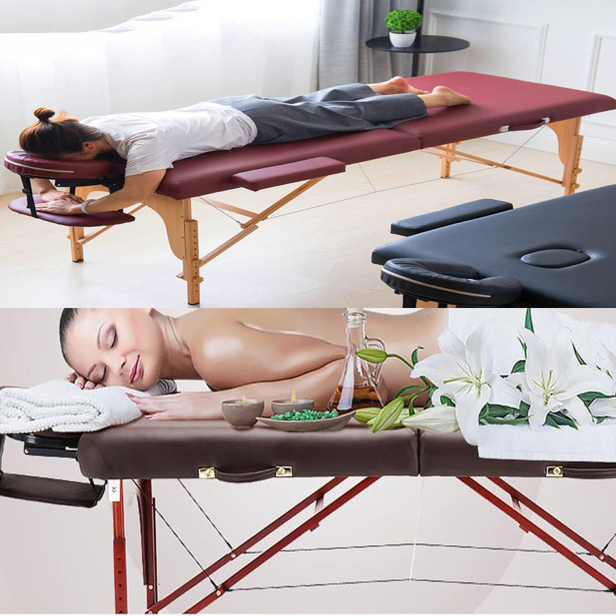 HOINCO universal fit for folding massage tables delivering stable arm support.