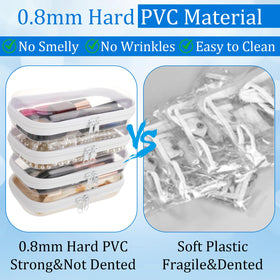 Hokoad compact 7.8x4.7x2 inch storage box for cosmetics or toys.