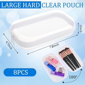 Hokoad 8-pack portable plastic containers for travel and quick access.