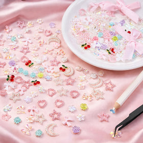 Hokoad camellia flowers mix brings color and texture to custom clips