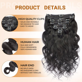 Close-up of lace weft and stainless steel clips in Holiden extensions