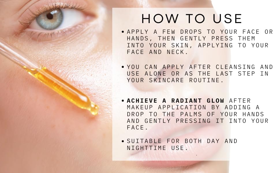 HOLISTIC APOTHECARY Cold-pressed oil blend texture on skin.