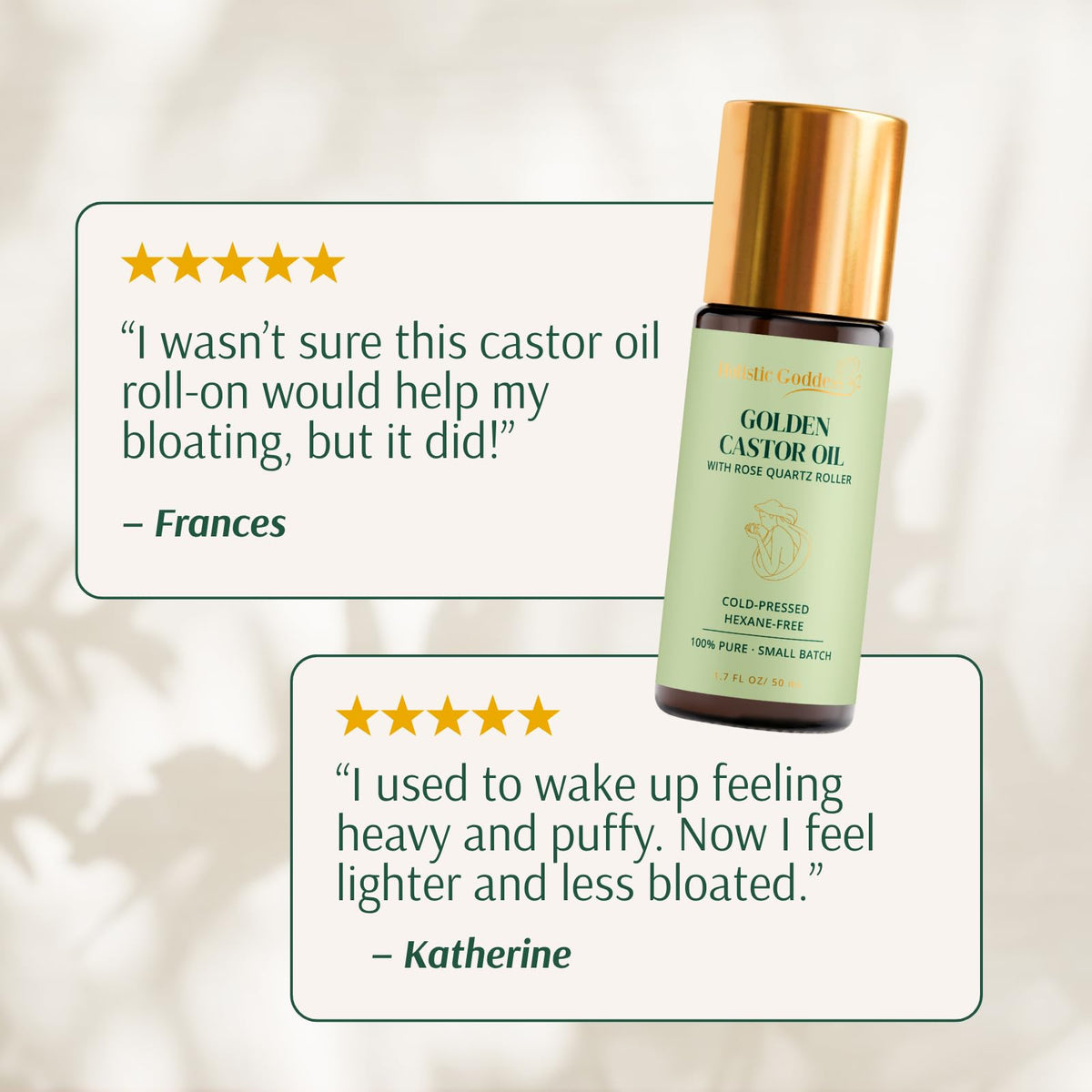Holistic Goddess lash and brow conditioning oil supports softness and fullness.