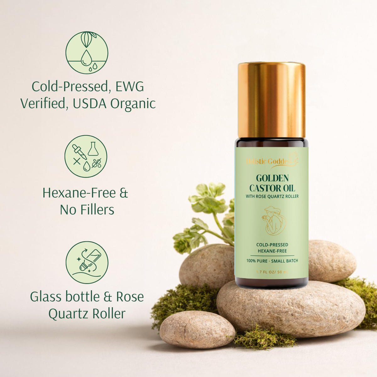 Holistic Goddess on-the-go roll-on hydrates lashes and skin anywhere.