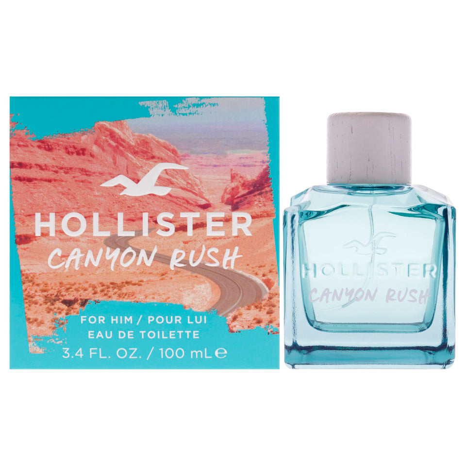 Hollister Canyon Rush bottle front view, ideal for everyday confidence.