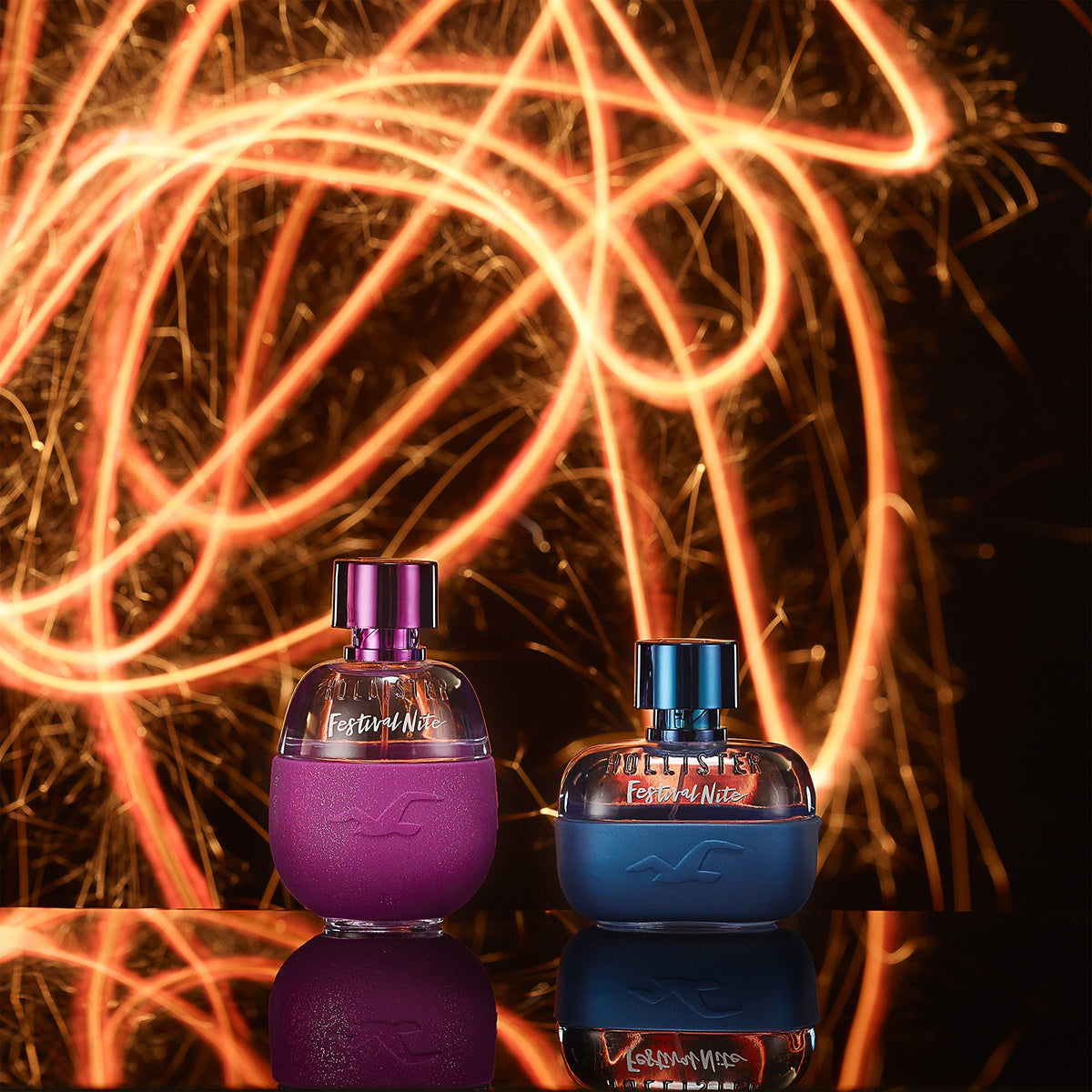 Hollister Festival Nite EDP packaging showing gift-ready box with compact size