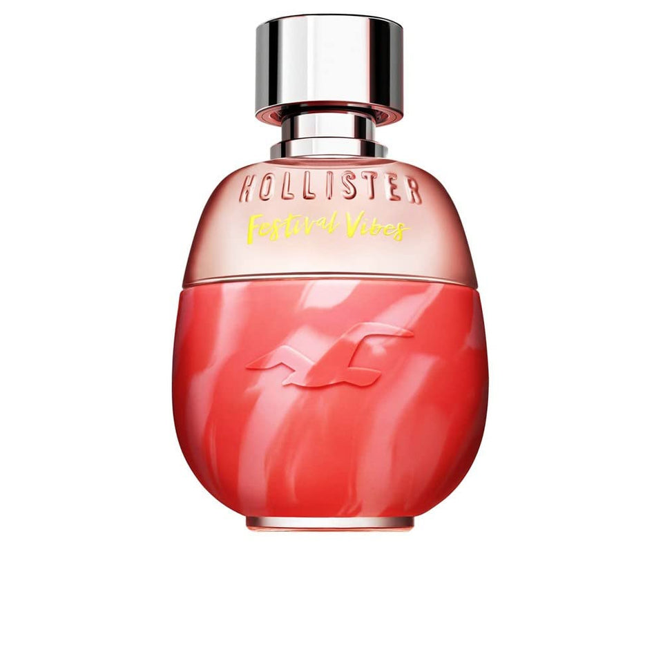 Hollister Festival Vibes EDP bottle front view for everyday wear.