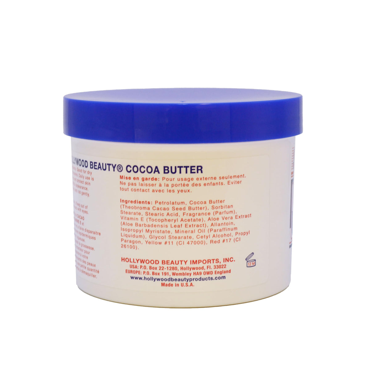 Silky texture of Cocoa Butter Skin Cream glides on for soft, smooth skin.