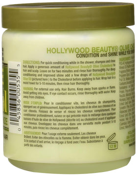 Hollywood Beauty Olive Cholesterol packaging and label for easy shopping