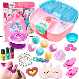 Holycco Kids Spa Foot Basin for at-home pedicure fun and relaxation.