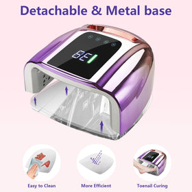 HOLYNOTES 4-timer LCD display shows precise drying options.