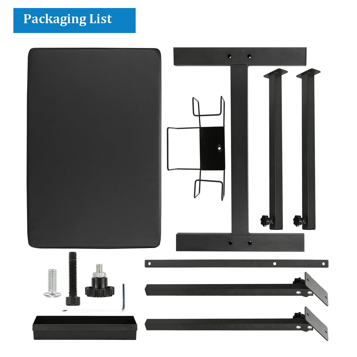 Hombtce arm rest angle adjusts up to 180 degrees for flexibility.