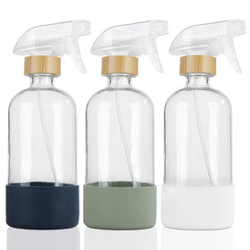 HOMBYS bamboo pump head bottle offers eco-friendly design for easy refilling.