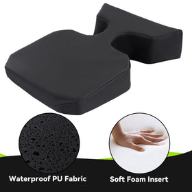 HOMBYS breast pillow cover detail with waterproof, stain-resistant PU leather