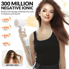 Homdigrk hair dryer in quiet mode for discreet morning use.