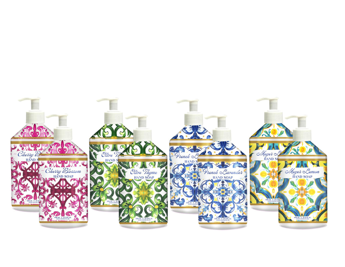 Home & Body Company Dolce Breeza hand soap cherry blossom pump enhances daily hand care.