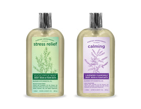 Home & Body Company Everyday Aromatherapy Duo bottle front with eucalyptus mint scent.