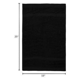 Close-up of HOME ESSENTIALS cotton towel showing softness and absorbency