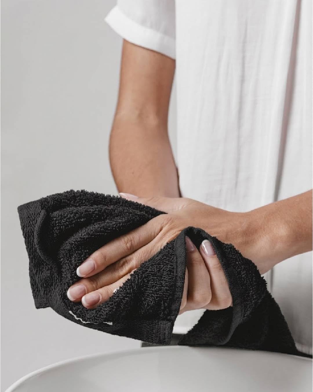HOME ESSENTIALS towel used for pedicure or nail services