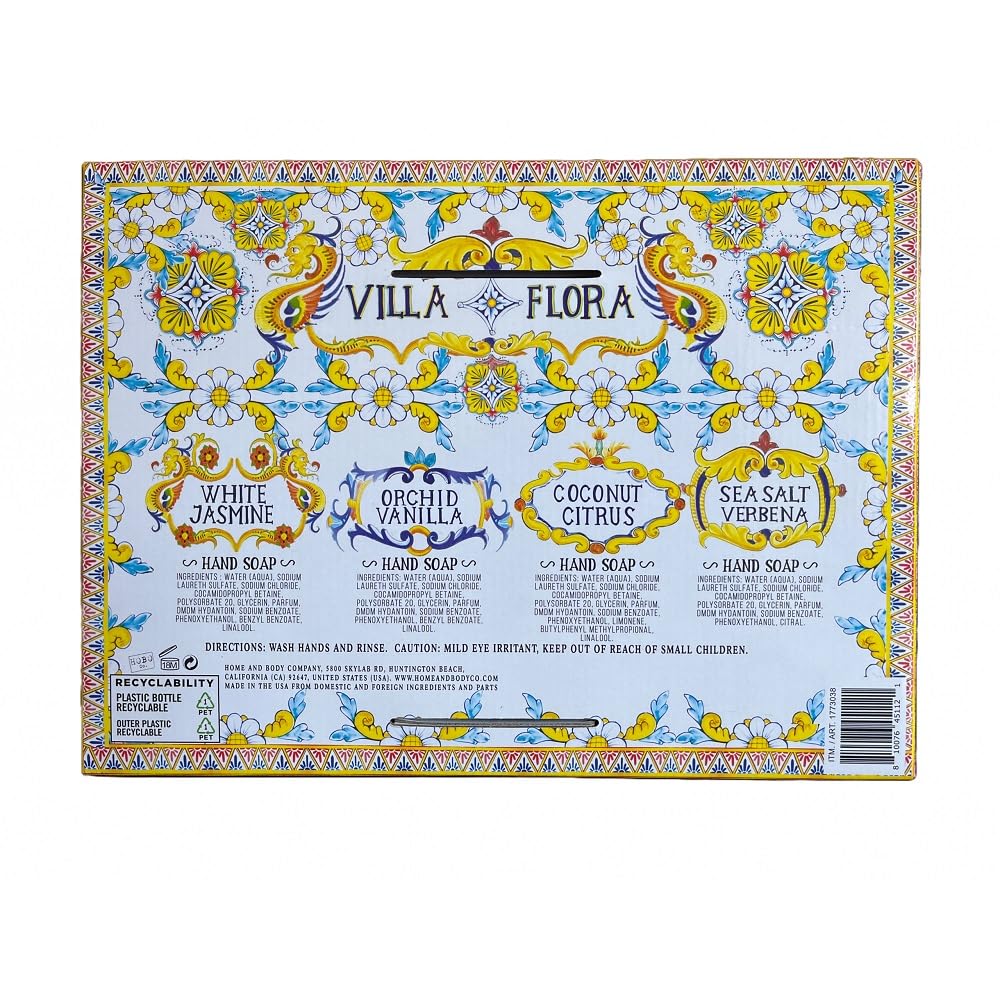 Villa Flora Orchid Vanilla bottle adds a luxurious fragrance to daily routines.