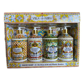 Home & Body Company Villa Flora Sea Salt Verbena bottle with long-lasting aroma.