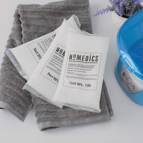 Homedics paraffin wax refill packaging shows 2 lb fragrance-free supply