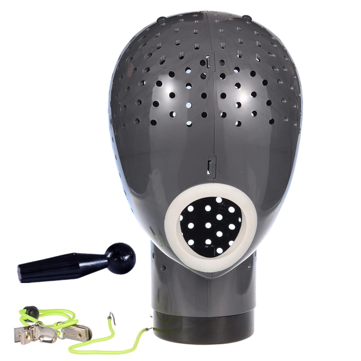 HOMEGOAL wig dryer stand in dark grey for fast inside-out wig drying
