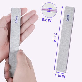 HomeyEra professional kit with 50-pack coarse nail files for salons.
