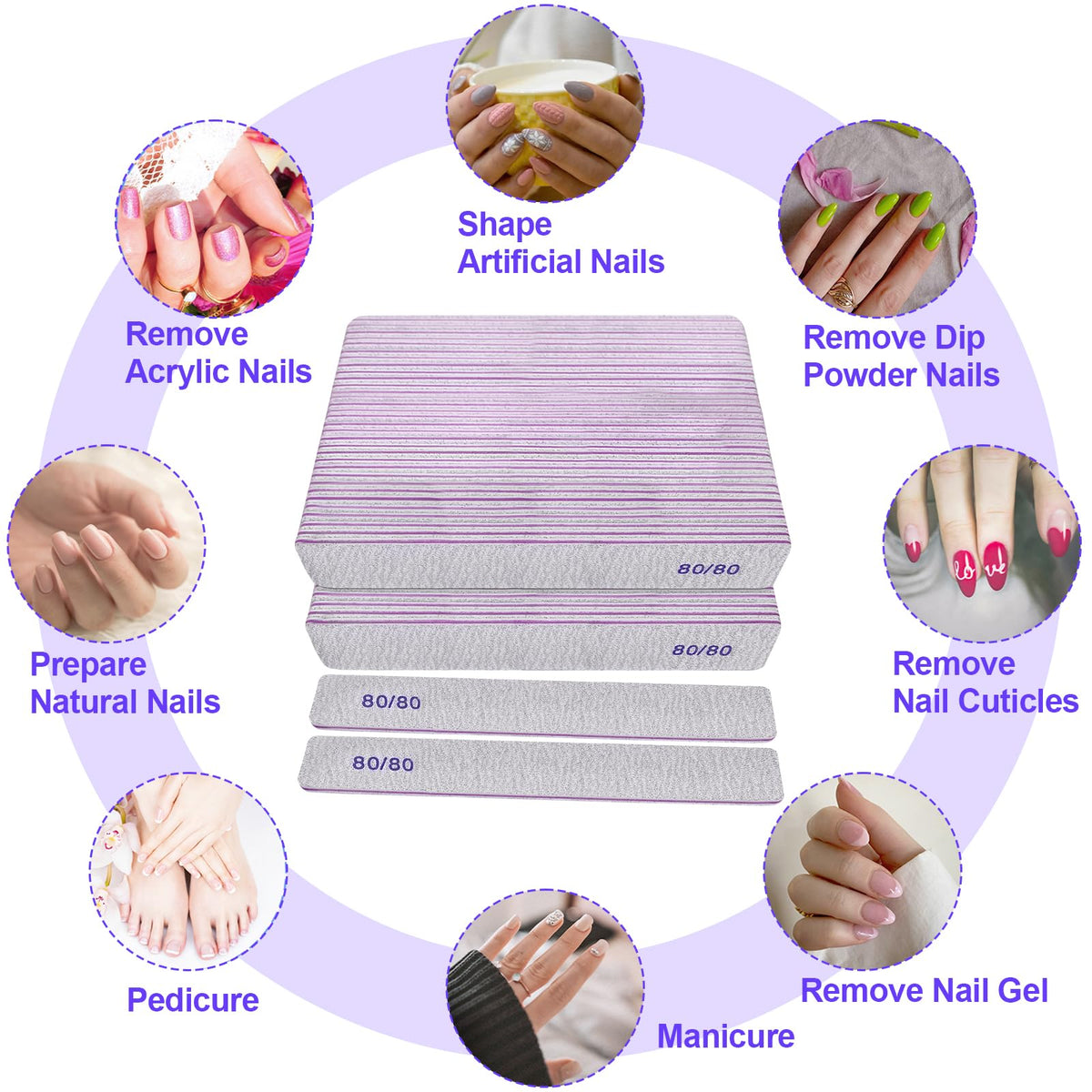 Washable and reusable HomeyEra emery boards maintain hygiene between uses.
