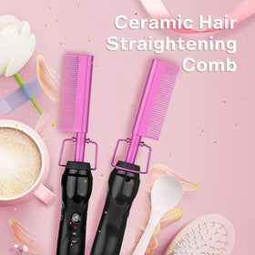 Homfu even heat distribution reduces frizz and adds shine