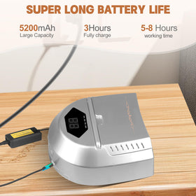 HoMove detachable metal base eases cleaning and setup.