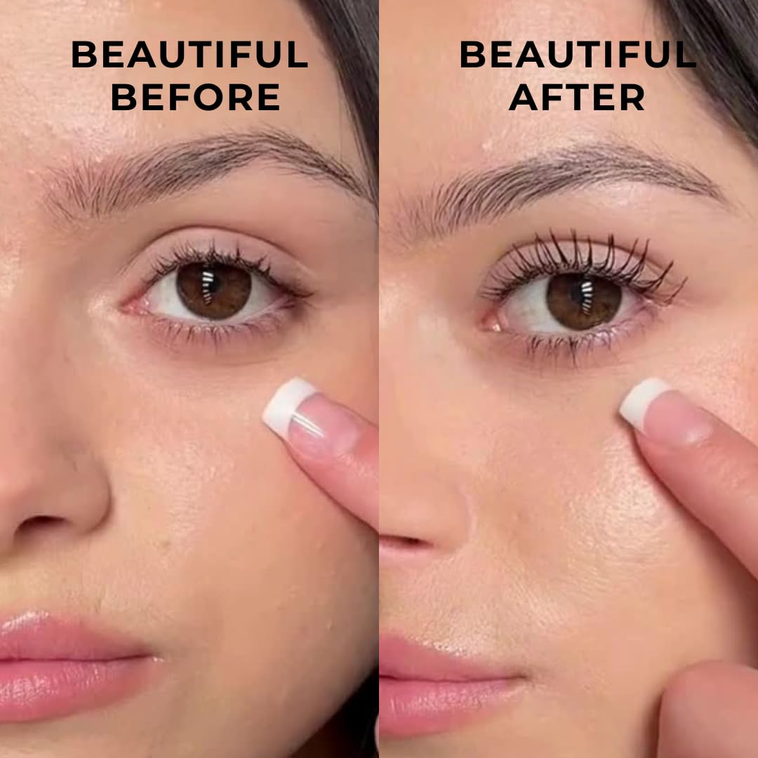 Honeybee Gardens Bellissima Coffee Bean lashes show natural depth.